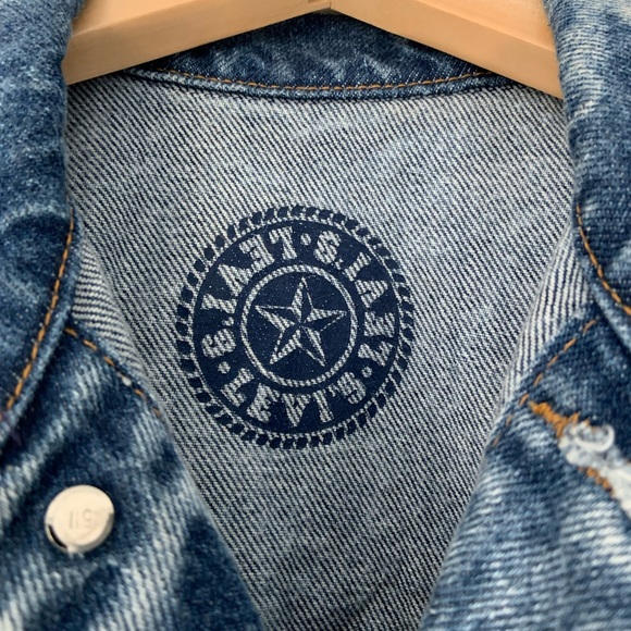 Vintage 80s 90s Levi’s Acid Wash Denim Vest - Picture 6 of 6